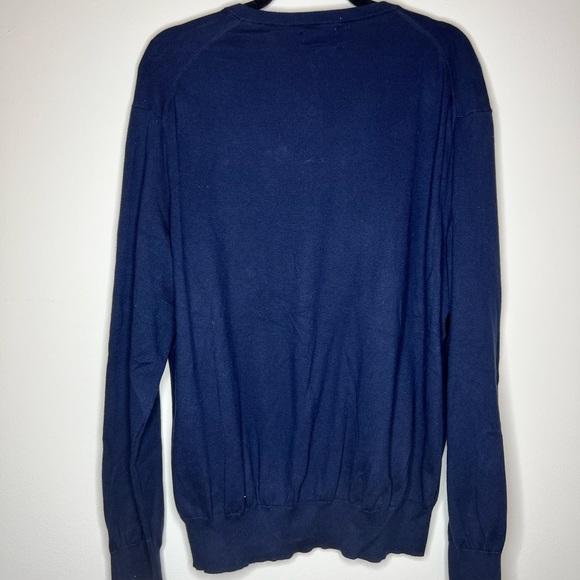 Polo Ralph Lauren Pima Cotton Navy Size XL & TG Mens New wTag Lightweight V Neck - Picture 3 of 4